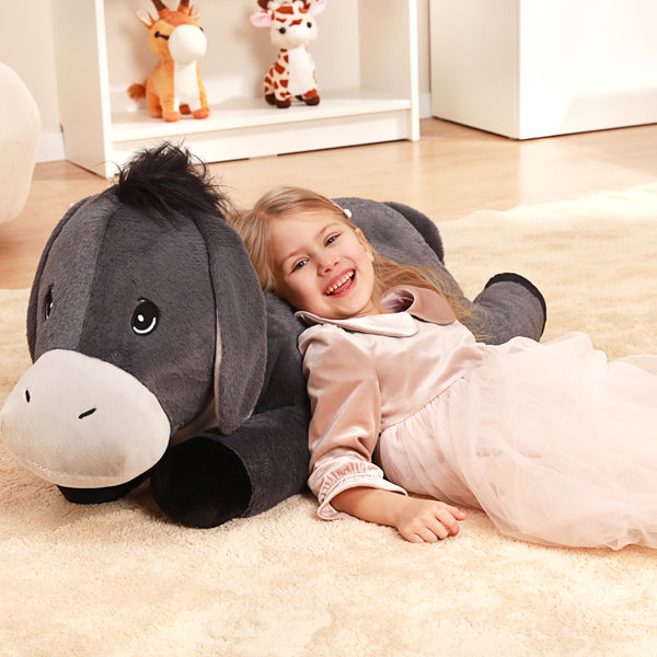 IKASA Giant Donkey Stuffed Animal Plush Toy,Big Large Jumbo Soft Toys,33
