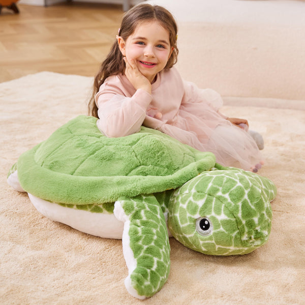 IKASA Giant Sea Turtle Stuffed Animal Plush Toy,Big Large Jumbo Soft Toys,30