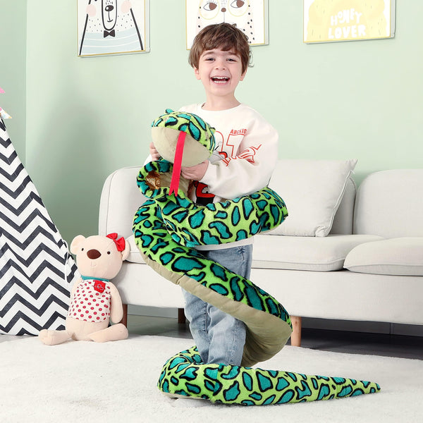 IKASA Giant Snake Stuffed Animal Plush Toy,106