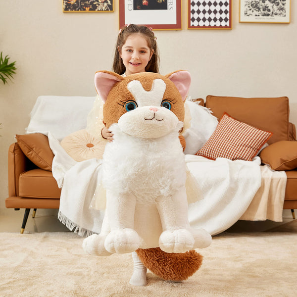 IKASA Giant Ragdoll Cat Stuffed Animal Plush Toy,Large Big Jumbo Soft Toys,23