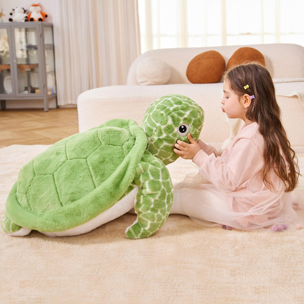 IKASA Giant Sea Turtle Stuffed Animal Plush Toy,Big Large Jumbo Soft Toys,30