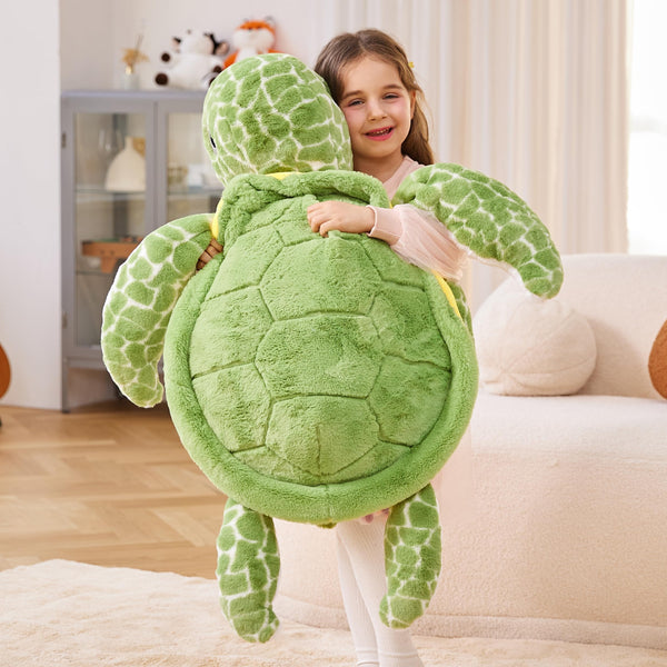 IKASA Giant Sea Turtle Stuffed Animal Plush Toy,Big Large Jumbo Soft Toys,30