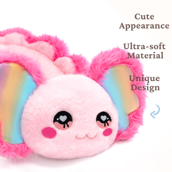 IKASA Large Axolotl Stuffed Animal Plush Toy,Large Big Jumbo Soft Toys,18