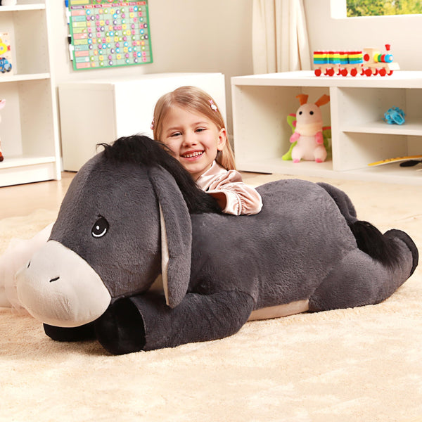 IKASA Giant Donkey Stuffed Animal Plush Toy,Big Large Jumbo Soft Toys,33
