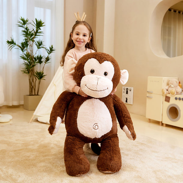 IKASA Giant Monkey Stuffed Animal Plush Toy,Large Big Jumbo Soft Toys,30