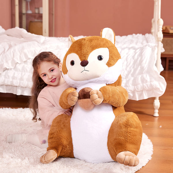 IKASA Large Squirrel Stuffed Animal Plush Toy,23