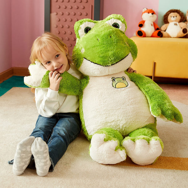 IKASA Giant Frog Stuffed Animal Plush Toy, 30