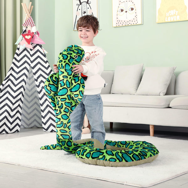 IKASA Giant Snake Stuffed Animal Plush Toy,106