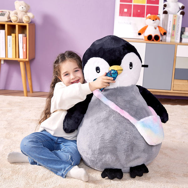 IKASA Giant Penguin Stuffed Animal Plush Toy, 23
