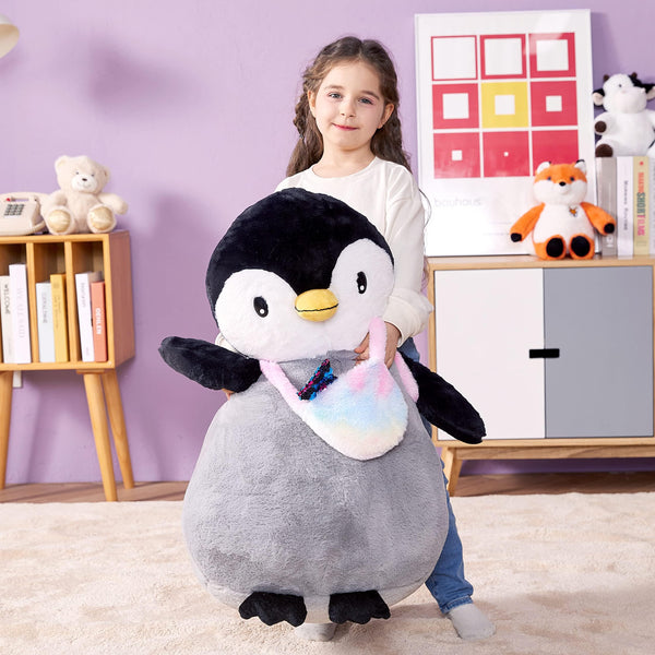 IKASA Giant Penguin Stuffed Animal Plush Toy, 23