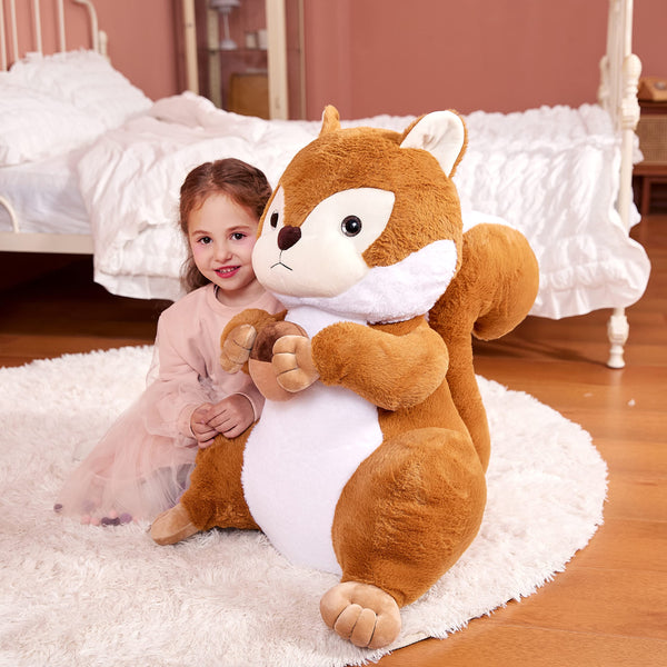 IKASA Large Squirrel Stuffed Animal Plush Toy,23