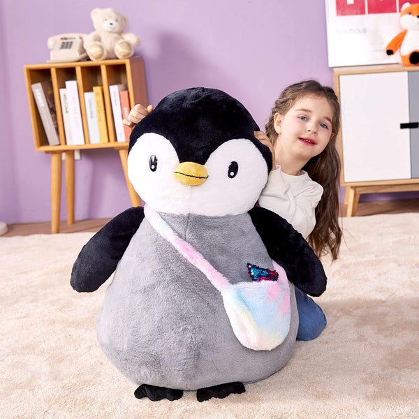 IKASA Giant Penguin Stuffed Animal Plush Toy, 23