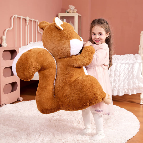 IKASA Large Squirrel Stuffed Animal Plush Toy,23