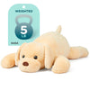 IKASA 5lbs Weighted Stuffed Animal Labrador Dog,26.5 inches Plush Toy Giant Large Big Jumbo Soft Puppy,Huge Size Cute Fat Plushie,Gift for Kids