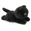 IKASA Black Cat Stuffed Animals Plush Toys,8 inches Cute Plushie Kitten Soft Cuddly Toy, Gifts for Family Kids Girls Boys