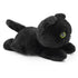 IKASA Black Cat Stuffed Animals Plush Toys,8 inches Cute Plushie Kitten Soft Cuddly Toy, Gifts for Family Kids Girls Boys