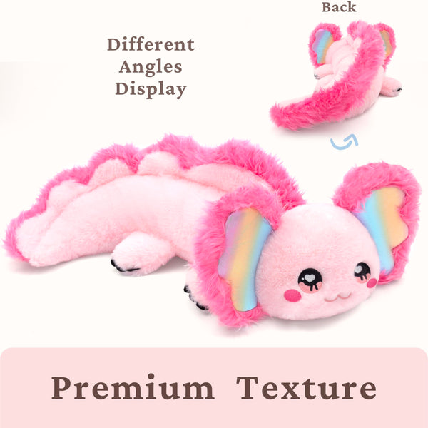 IKASA Large Axolotl Stuffed Animal Plush Toy,Large Big Jumbo Soft Toys,18