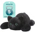 IKASA 5 lbs Weighted Stuffed Animal Black Cat Plush Toy,24 inches Giant Large Big Jumbo Kitten Toys,Huge Size Fat Plushie,Gifts for Kids Girls Boys