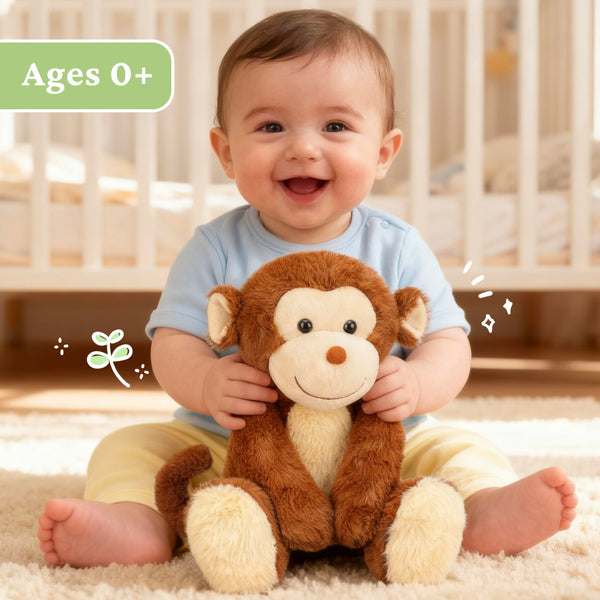 IKASA Monkey Stuffed Animals Plush Toys,12.5