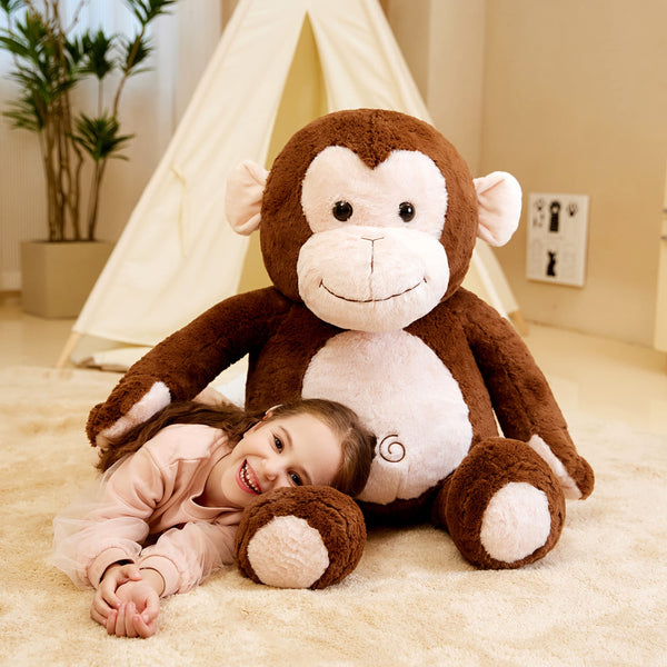 IKASA Giant Monkey Stuffed Animal Plush Toy,Large Big Jumbo Soft Toys,30