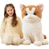 IKASA Giant Ragdoll Cat Stuffed Animal Plush Toy,Large Big Jumbo Soft Toys,23" Huge Size Cute Fluffy Plushy Fat Oversized Plushie,Gifts for Kids Girls Boys (23 inches, White)