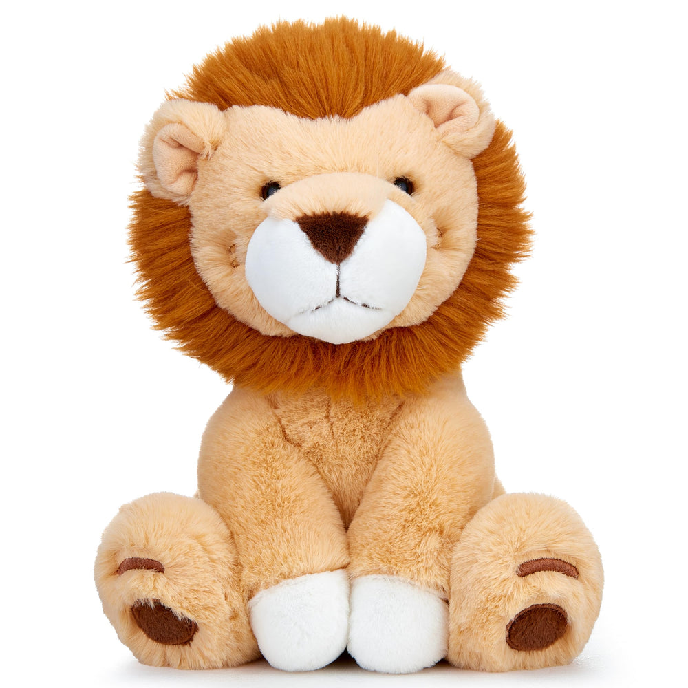 IKASA Lion Stuffed Animals Plush Toys,10" Cute Plushie Soft Cuddly Toy, Gifts for Family Kids Girls Boys