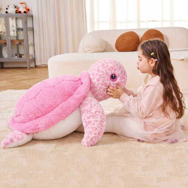IKASA Giant Sea Turtle Stuffed Animal Plush Toy,Big Large Jumbo Soft Toys,30