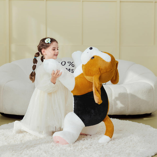 IKASA Giant Beagle Dog Stuffed Animal Plush Toy,Large Puppy Big Jumbo Soft Toys,30