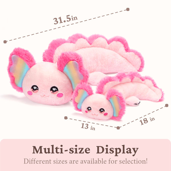 IKASA Large Axolotl Stuffed Animal Plush Toy,Large Big Jumbo Soft Toys,18