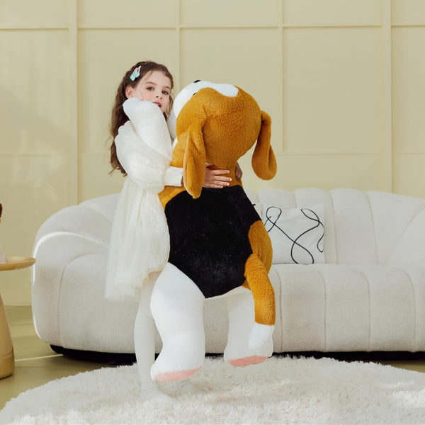 IKASA Giant Beagle Dog Stuffed Animal Plush Toy,Large Puppy Big Jumbo Soft Toys,30