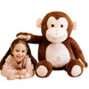 IKASA Giant Monkey Stuffed Animal Plush Toy,Large Big Jumbo Soft Toys,30" Huge Size Cute Fluffy Plushy Fat Oversized Plushie,Gifts for Kids Girls Boys