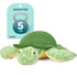 IKASA 5 lbs Weighted Stuffed Animal Sea Turtle Plush Toy,24 inches Giant Large Big Jumbo Soft Toys, Huge Size Cute Fluffy Heavy Fat Oversized Plushie,Gifts for Kids Girls Boys