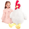 IKASA Giant Chicken Stuffed Animal Plush Toy,23" Large Hen Henny Cute Jumbo Soft Toys,Huge Big Size Fluffy Plushy Fat Plushie,Gifts for Kids