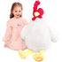 IKASA Giant Chicken Stuffed Animal Plush Toy,23" Large Hen Henny Cute Jumbo Soft Toys,Huge Big Size Fluffy Plushy Fat Plushie,Gifts for Kids
