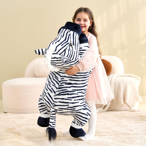 IKASA Giant Zebra Stuffed Animal Plush Toy,30
