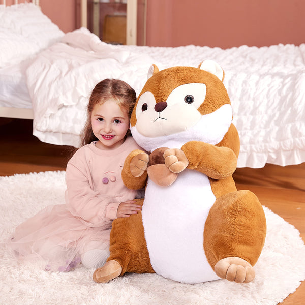 IKASA Large Squirrel Stuffed Animal Plush Toy,23