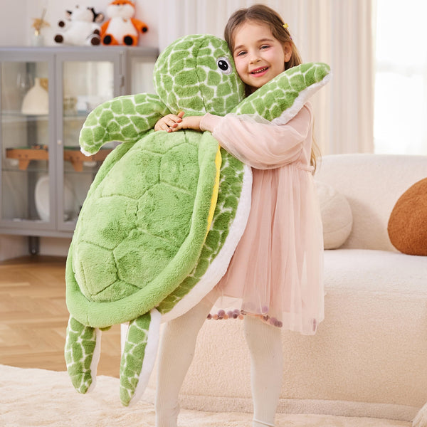IKASA Giant Sea Turtle Stuffed Animal Plush Toy,Big Large Jumbo Soft Toys,30