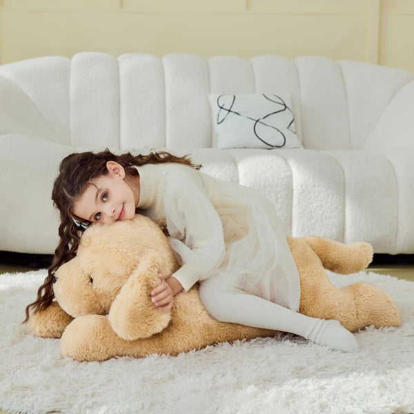 IKASA Giant Dog Labrador Stuffed Animal Plush Toy,Puppy Big Large Jumbo Soft Toys,30