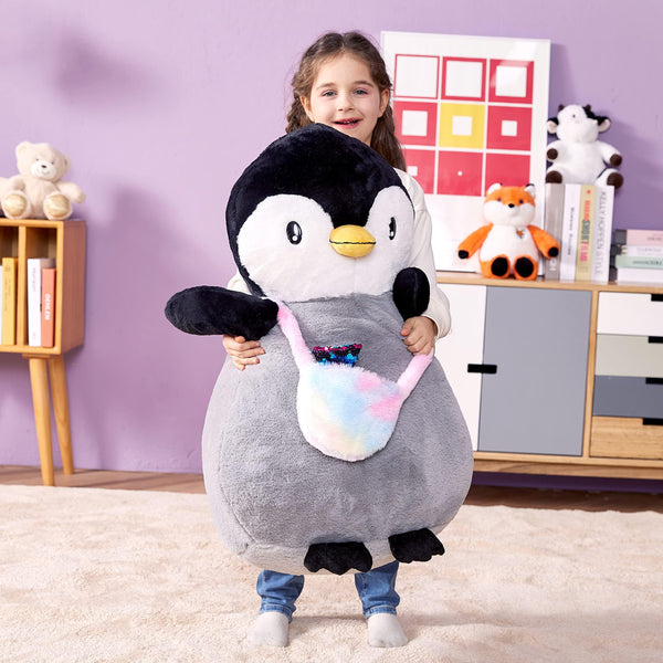 IKASA Giant Penguin Stuffed Animal Plush Toy, 23
