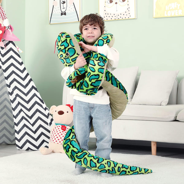 IKASA Giant Snake Stuffed Animal Plush Toy,106
