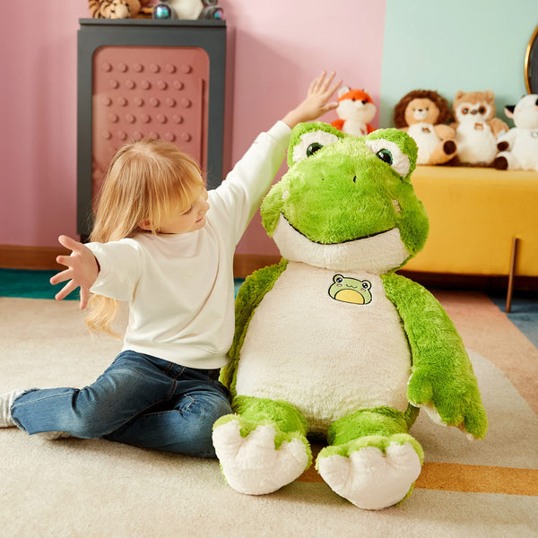 IKASA Giant Frog Stuffed Animal Plush Toy, 30