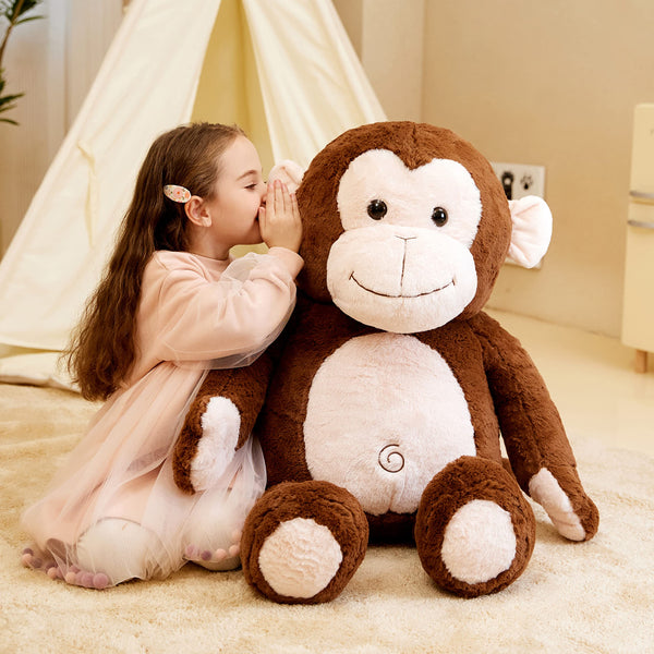 IKASA Giant Monkey Stuffed Animal Plush Toy,Large Big Jumbo Soft Toys,30