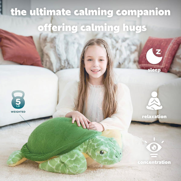 IKASA 5lb weighted sea turtle plush toy - view 2 