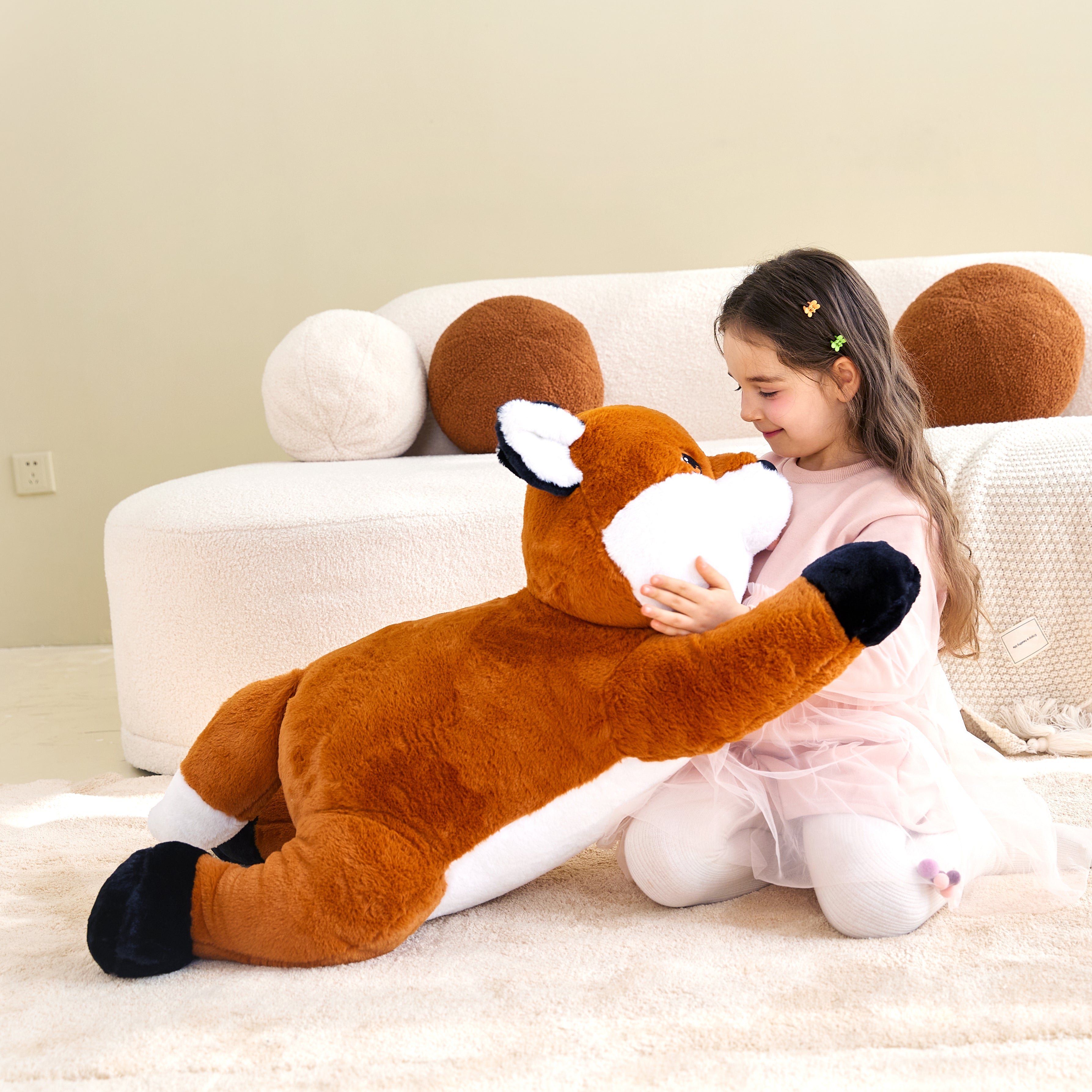 Huge fox stuffed animal outlet